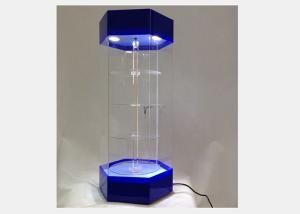 Wholesale Multi Color Rotary Acrylic Retail Display Stands 4 Storey High Strength Titanium Alloy Material from china suppliers