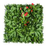 Plastic Boxwood Hedge Artificial Plant Wall Panel For Indoor Decoration
