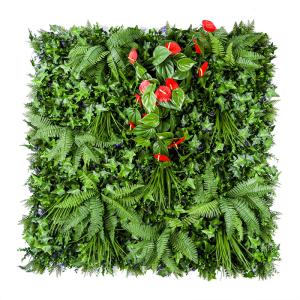 Wholesale 3D Artificial Plants Classy Leaves Wall 30mm Garden Outdoor Decor Dustproof from china suppliers