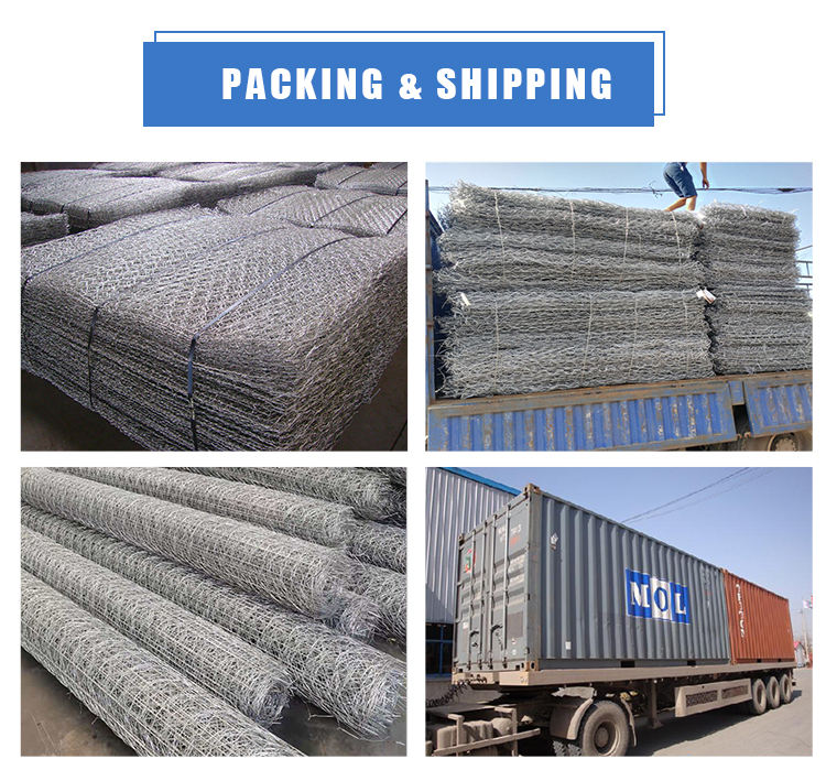 Weaving 1-6mm Gabion Fence System Anti Corrosion