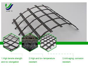 Wholesale Special Glass Fiber Geogrid 1-6m For Strengthening Railway Roadbed from china suppliers