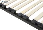 Minimalist Curved Poplar Antirust Slat Bed Frame