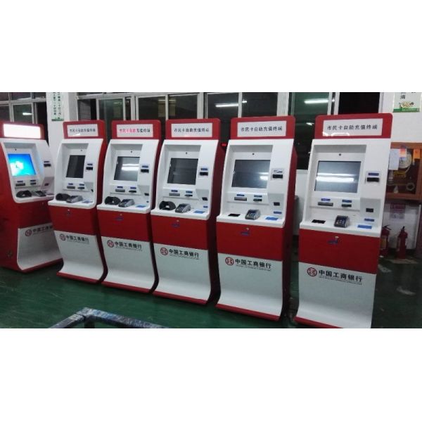 17inch IR Touch Screen Self-service Kiosk with 80mm Thermal Printer for Outdoor Payment Applications