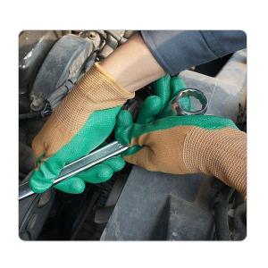 Wholesale Warehousing Oil Resistance Anti Abrasion Nitrile Dipping Hand Safety Gloves from china suppliers