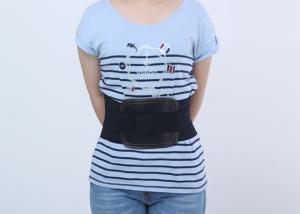 Wholesale Black leather curved steel waist, fracture repair belt, protect the waist injury from china suppliers