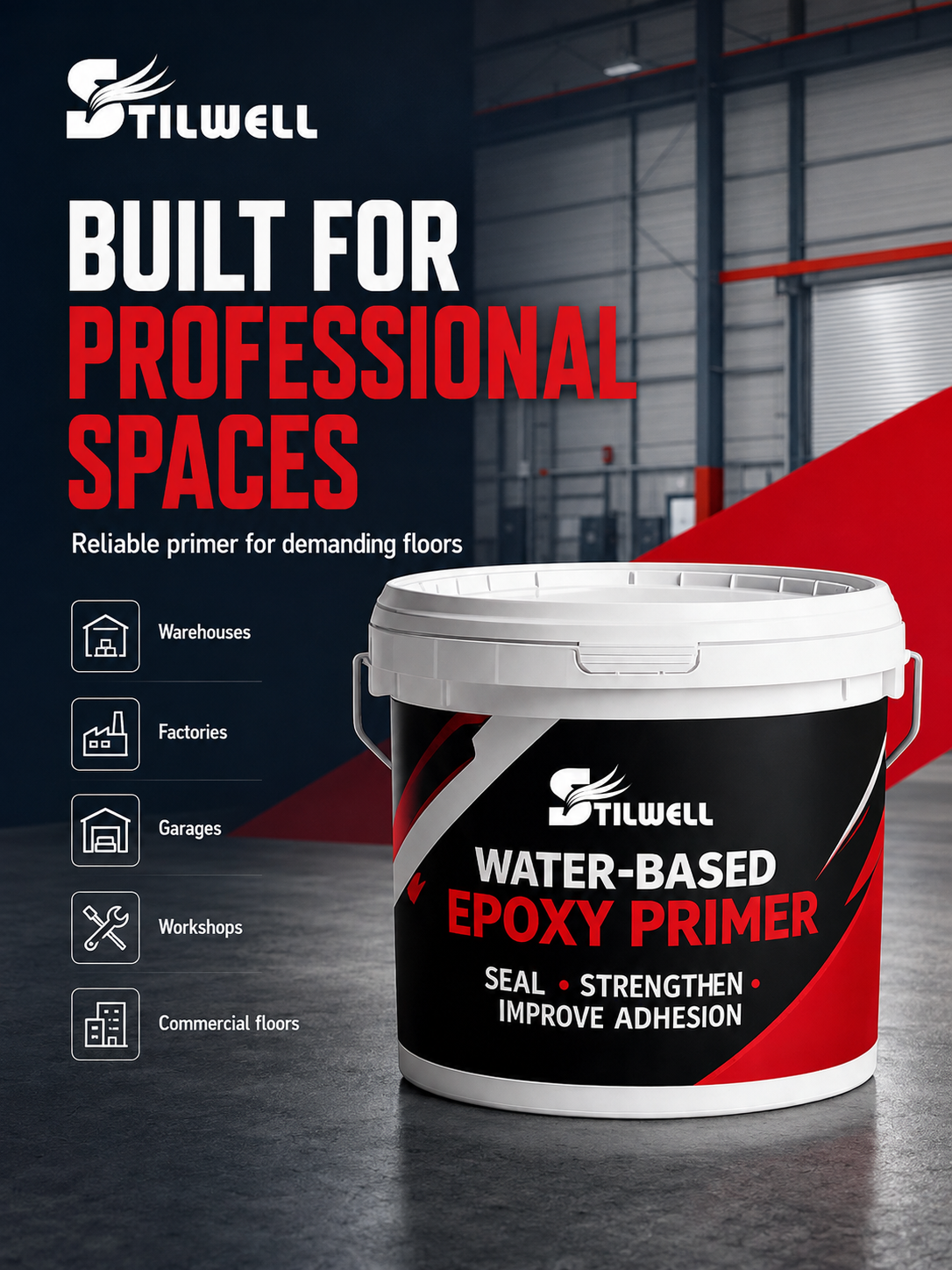 Water-based Epoxy Primer – Strong Adhesion & Concrete Sealer