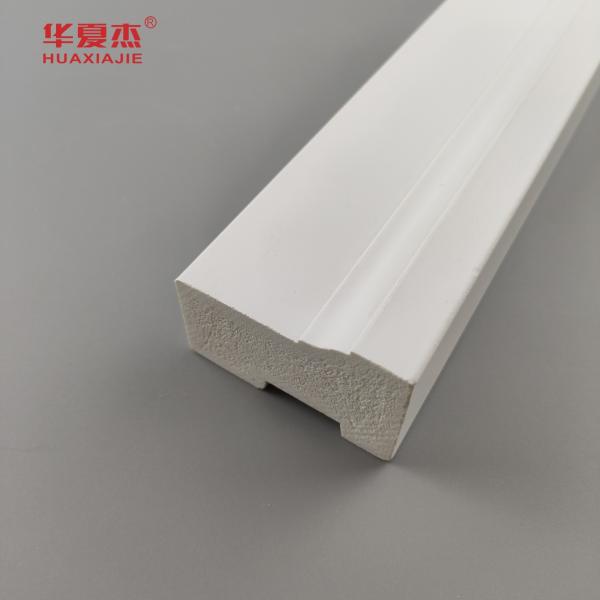 Cost Price Wpc Brickmold 2'' Wood Grains Pvc Door Frame Moulding Waterproof Home