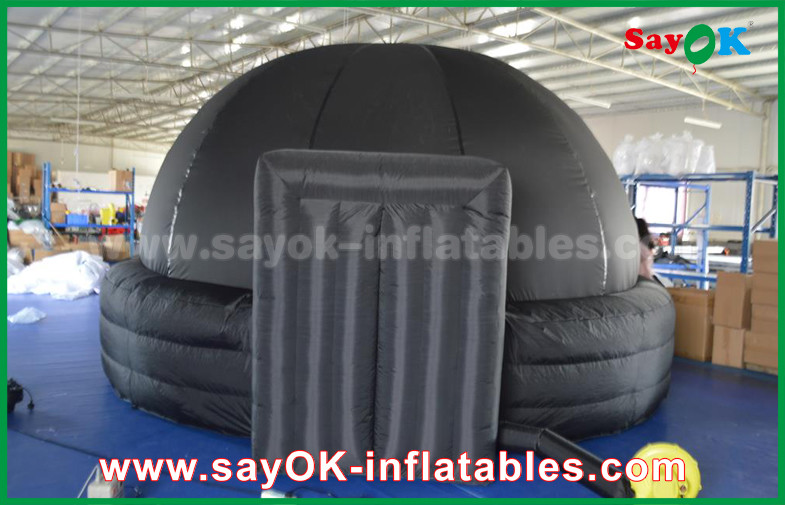 360 Degree PVC Tarpaulin Inflatable Dome Tent With Air Blower / Floor Mat