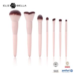 Wholesale 8pcs Wooden Handle Cosmetic Brush Sets Two Colors Nylon Hair Make Up Beauty Tools from china suppliers