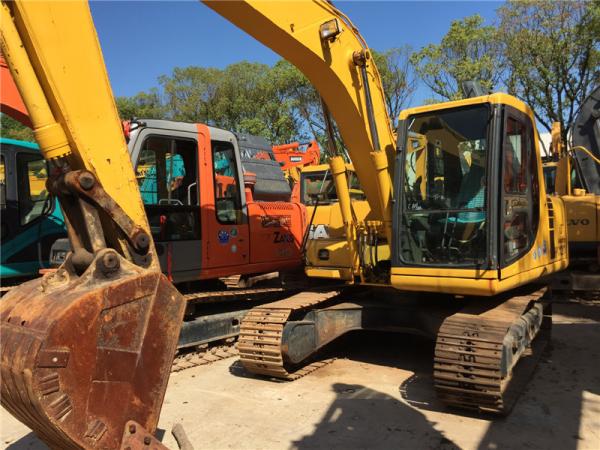 Used Komatsu PC120 Crawler Excavator S4D102E engine 12T weight with Original