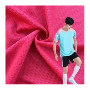 Wholesale 75D Polyester Knit Bird Eye Mesh Cycling Jersey Fabric Breathable Wicking For Gym Wear from china suppliers