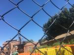 cyclone residential chain link fabric hurricane fence