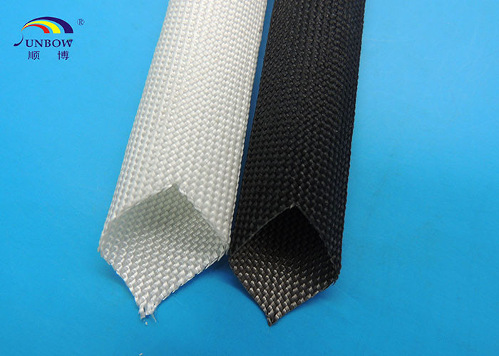Non-alkali Fiberglass Braided High Temperature Fiberglass Sleeving for Insulation Cable Protection