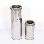 Slivery Insulated Wood Stove Chimney Pipe Construction Applied Seamless Welded