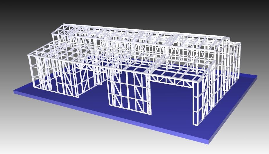 China Advanced Light Steel Frame Structure Metal Car Sheds/ Waterproof Prefabricated Sheds