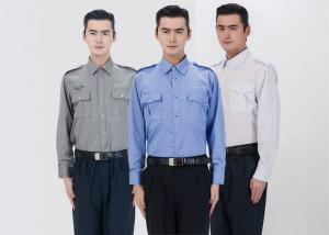 Wholesale Classic Stereo Lapel Male Security Guard Dress Uniform With Detachable Security Badges from china suppliers