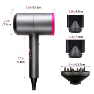 Wholesale 29cm 1800W 3 Magnetic Attachments Professional Ionic Hair Dryer from china suppliers