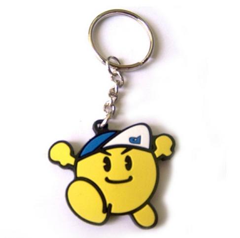 PVC keychain/ rubber keychain with custom logo