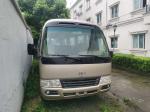 Hot For Sale Golden Color Leather Seat Bus Second Hand Toyota Coaster 23