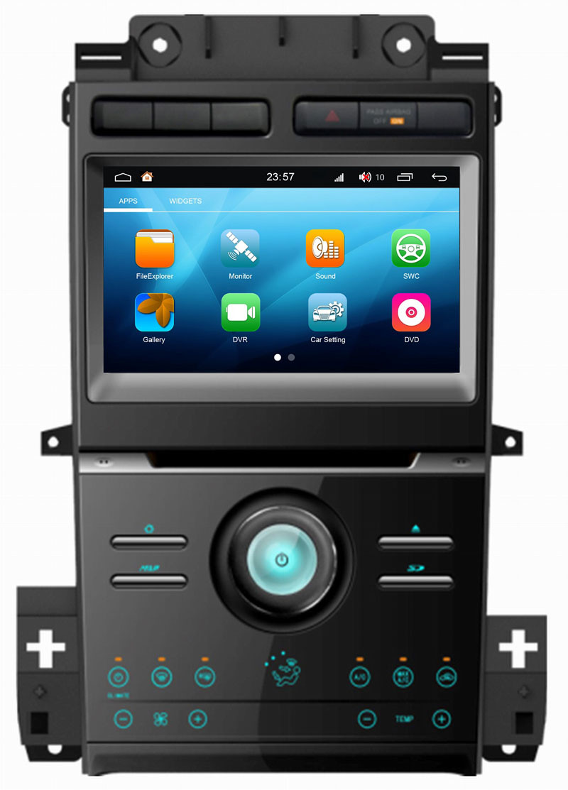 Ouchuangbo car audio stereo navi 200 platform android 8.0 for Ford Taurus 2012 support USB SWC AUX wifi HD video