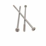 Pan Head Screws Partially Threaded Stainless Steel Material Flower Shaped Groove