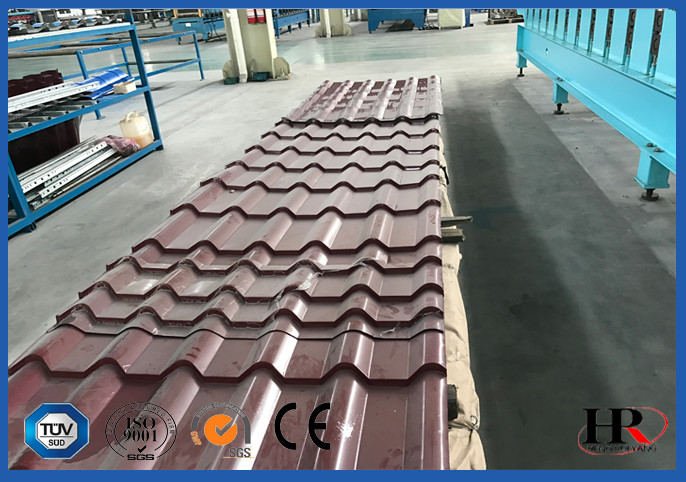 Self Lock Sheet Roof Roll Forming Machine , Roof Panel Roll Forming Machine