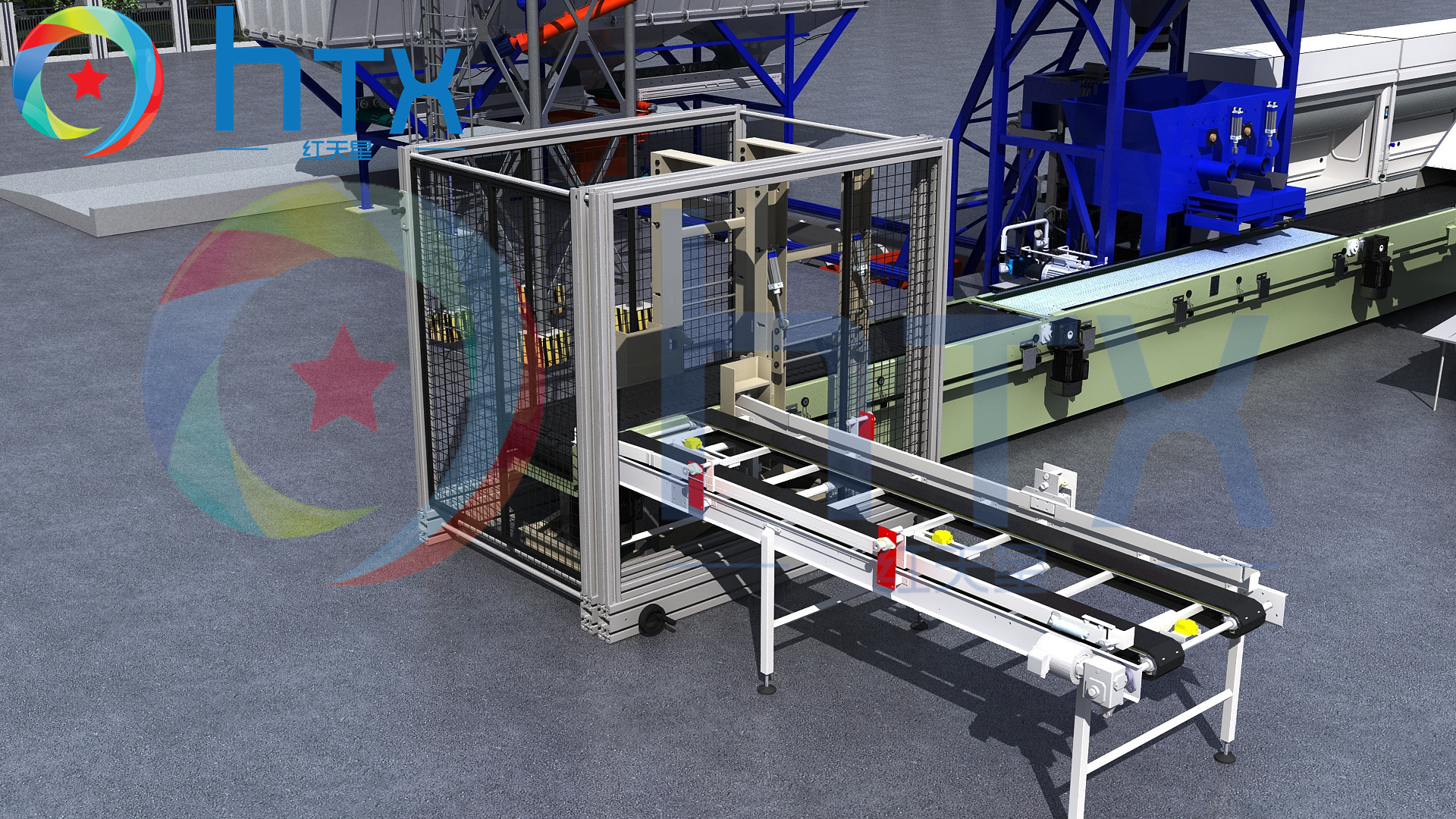Outdoor Automatic Cultured Stone Production Line Wet Casting Doser Machine