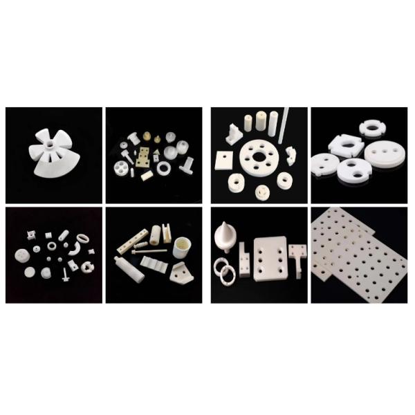 Custom Antistatic High Precise Machining 99% Alumina Ceramic Insulator Part