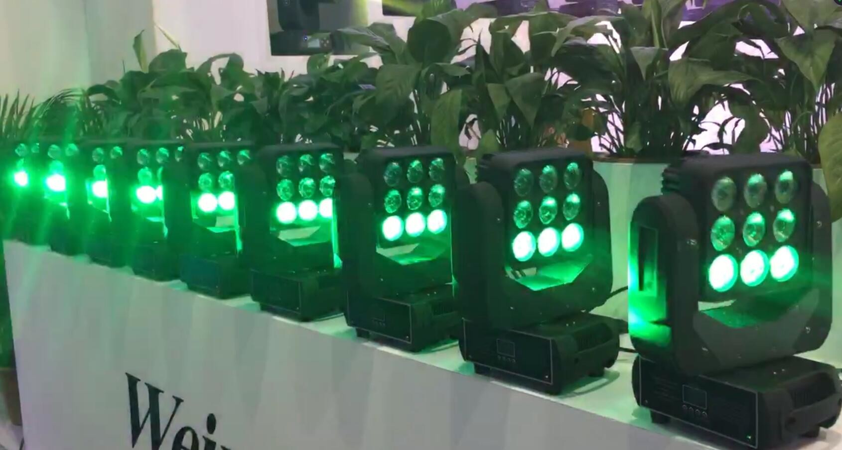 10w 4in1 RGBW Mini LED Moving Head Beam Matrix Moving Switchable Effect
