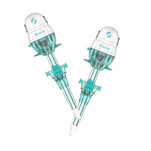 Wholesale Blunt Obturator Steel Tube Disposable Hasson Trocar with Suture Fixation from china suppliers