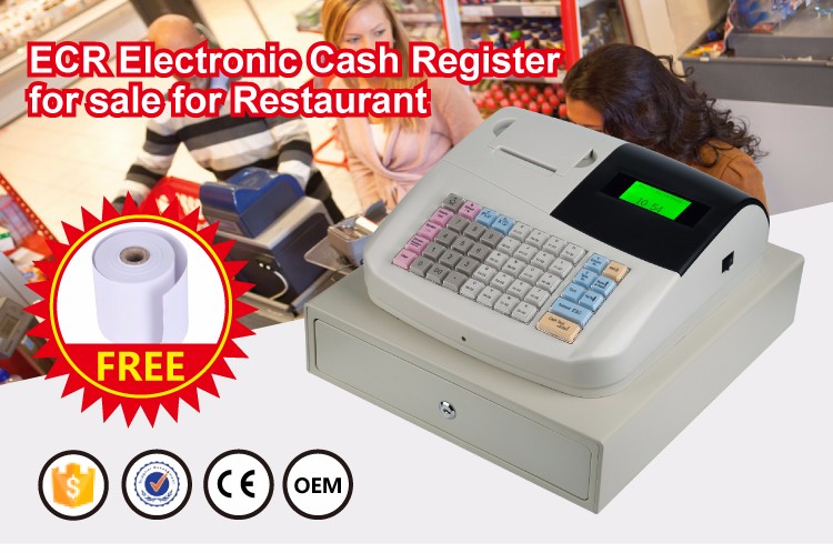 Lightweight and Budget-Friendly Cash Register with Keyboard Net Weight 4.5KG