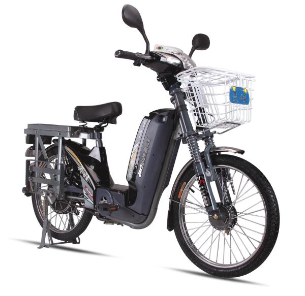 60V Battery Power Adult Electric Bike , Electric Powered Bicycle With Open Rear