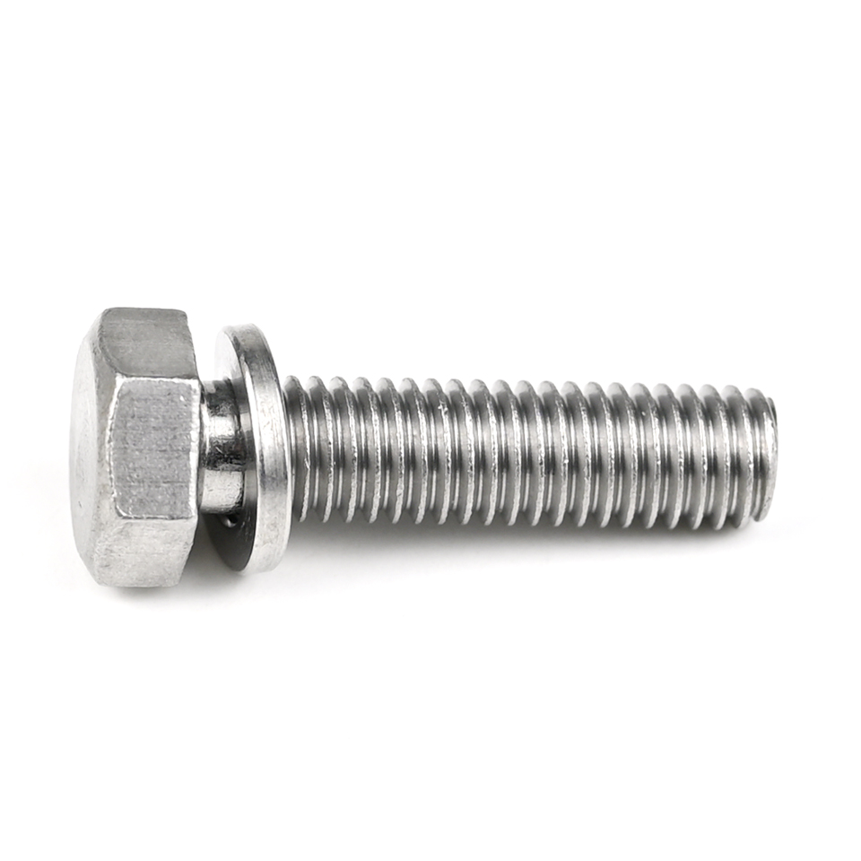 Contact Customer Service for Customized Stable A2 Machine Screws M8x32 Mm Hexagon SEMS