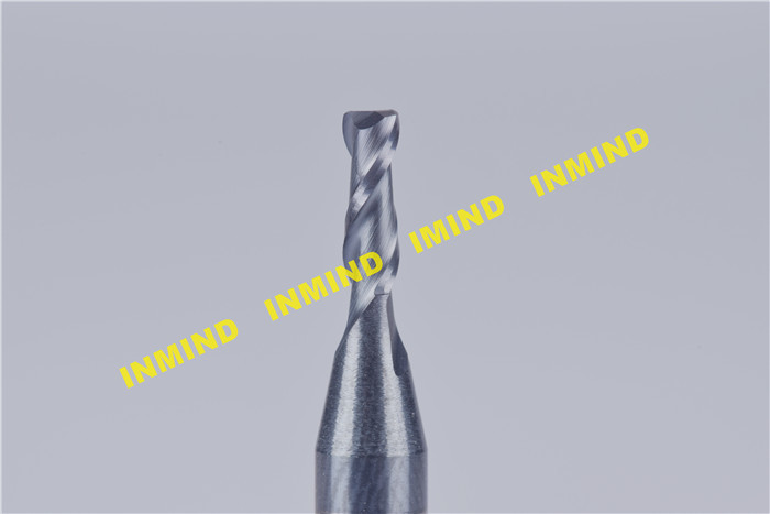 SiN Coating Corner Radius End Mill , HRC55 4 Flute Extra Long End Mill SGS