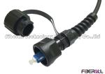 IP67 Waterproof Fiber Optic Patch Cord Single Mode SC Single Fiber For Base