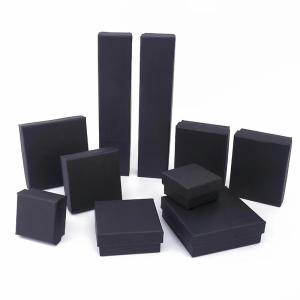 Wholesale Black Paper Jewellery Packaging Jewelry Box For Earrings And Necklaces from china suppliers