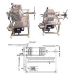 Food Grade Stainless Steel Plate and Frame Filter for Wine/Cooking Oil