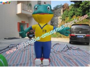 Wholesale Durable Advertising Inflatables , 0.4mm PVC Tarpaulin Inflatable Frog from china suppliers