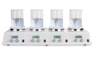 Wholesale LCD 4 - Channel Digital Magnetic Hotplate Stirrer With 5 Inch Hotplate from china suppliers