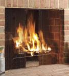 Multi Size Chain Link Curtain 304 Stainless Steel Fireplace Mesh Curtain