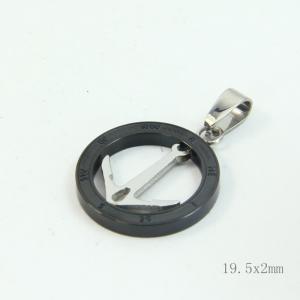 Wholesale Fashion High Quality Fashion Stainless Steel Round Shapped Necklace Pendant LPR330-2 from china suppliers