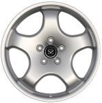 Porsche 991.1 turbo Silver Rims 21x11.5 ET 49/5x130/71.6