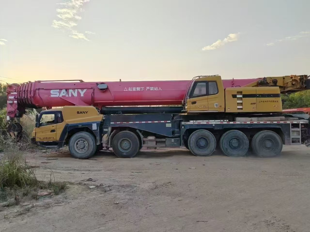 Used SA NY SAC2200C7 220ton Small Truck Crane , Truck Mounted Mobile Crane In Excellent For Sale