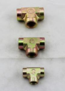 Wholesale Carbon Steel Hydraulic BSP Female Pipe Fittings / Hydraulic Hose Tee Fittings from china suppliers