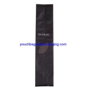 Wholesale Black side gusset pouch, aluminium side gusseted bag for packaging tea from china suppliers