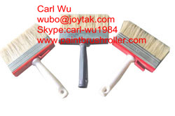 Natural pure bristle Chinese bristle synthetic mix shed fence paint brush wood handle plastic handle 5 inch WB-002