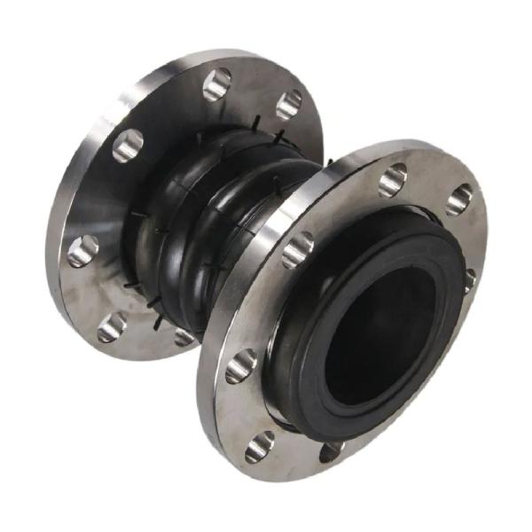 Double Ball Rubber Expansion Joint Natural Rubber Flexible Joint Flange