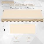Awnings for Patio Folding Car Protection Outdoor Patio Deck Awnings with Crank