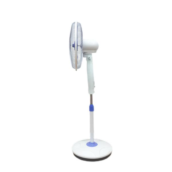 Rechargeable 16 Inch DC Powered Fans 12V Floor Standing With Usb And Led Lights