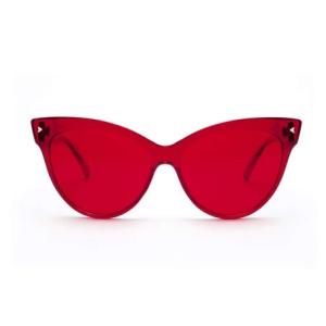 Wholesale Women Trendy Shades Sunglasses Custom Logo Protective Color Therapy Sun Glasses from china suppliers
